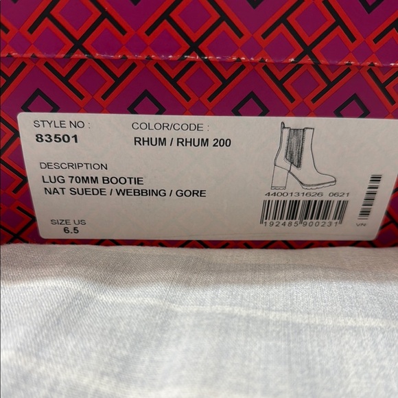 Tory Burch Tan Suede Heeled Boots - Picture 5 of 11